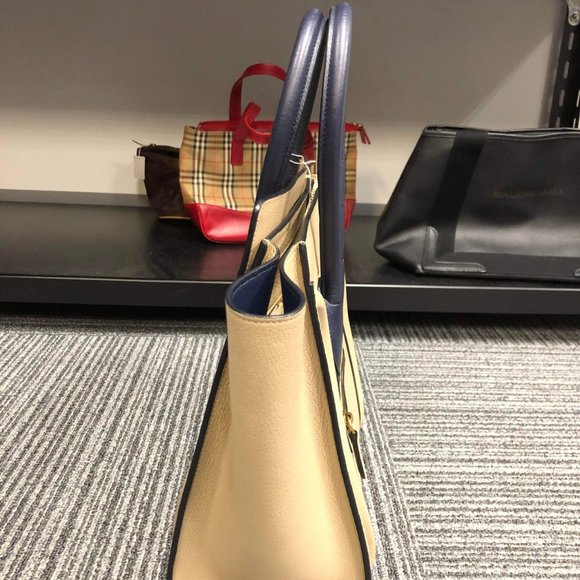 Celine Bicolor Luggage Bag Leather Micro - Picture 4 of 12